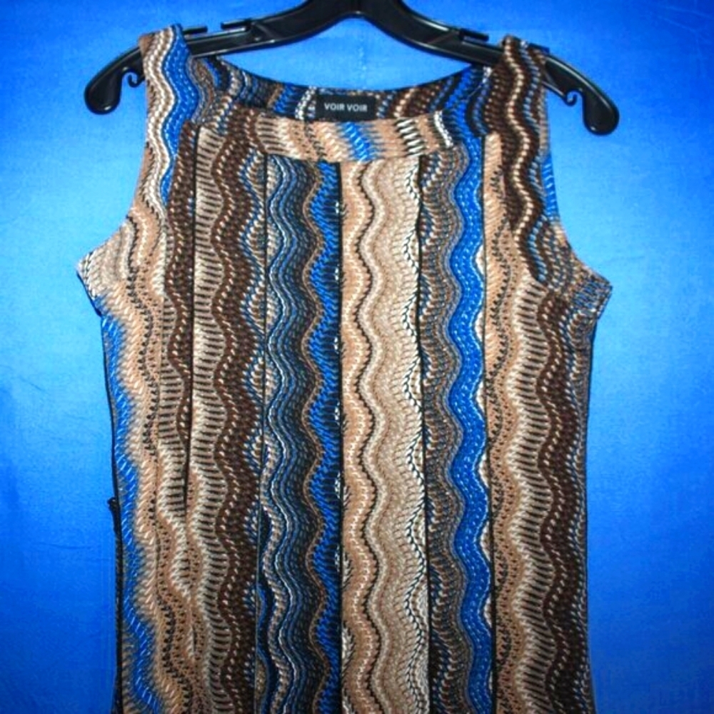 Voir Voir Missoni Inspired Knit Maxi Dress - Women's Size 8 - Multicolor